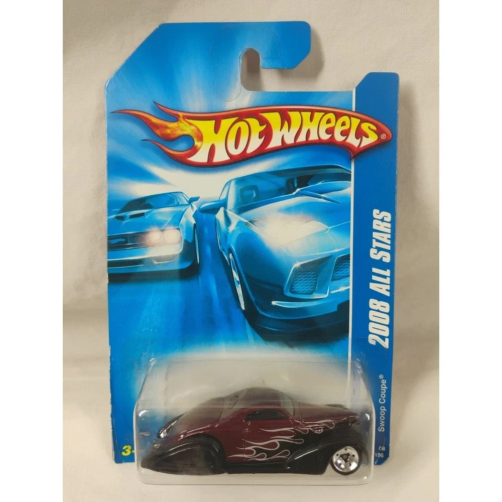 2008 Hot Wheels #051 All Stars‎ Swoop Coupe 51/196 Black/Maroon